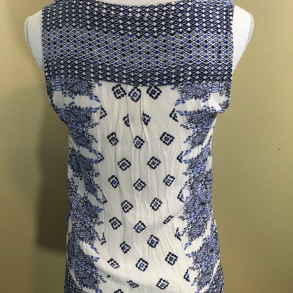 Lucky brand boho tank top with front tie - Picture 2 of 3